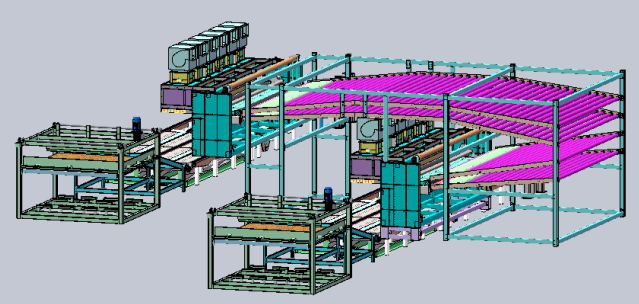 Автоматическая система подачи и разделения шпона Автоматическая система подачи и разделения шпона